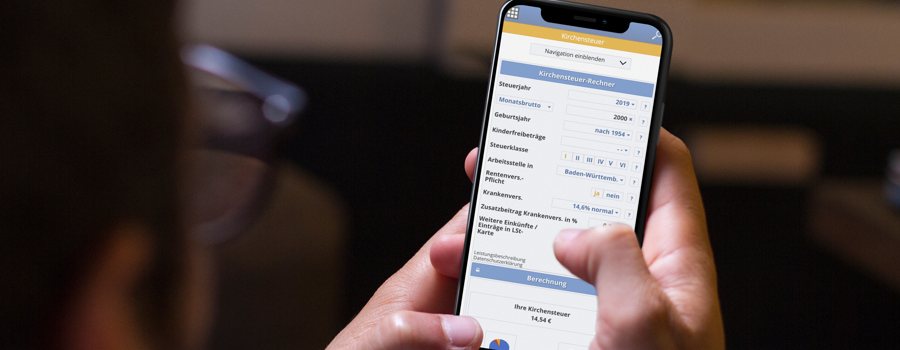 Smart-Rechner im Smartphone